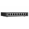 QNAP QSW-1108-8T-R2 unmanaged netwerkswitch, 8x 2,5GbE RJ45 (10/100/1000/2500 Mbps), desktop, zonder ventilator, zwart-grijs