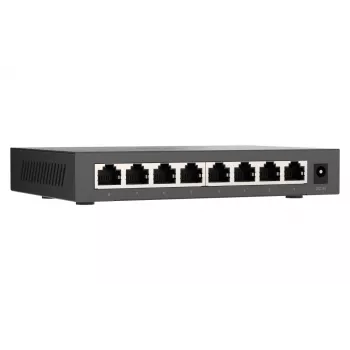 QNAP QSW-1108-8T-R2 netwerkswitch unmanaged 2.5G Ethernet (100/1000/2500) desktop zwart