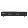 QNAP QSW-1108-8T-R2 unmanaged netwerkswitch, 8x 2,5GbE RJ45 (10/100/1000/2500 Mbps), desktop, zonder ventilator, zwart-grijs