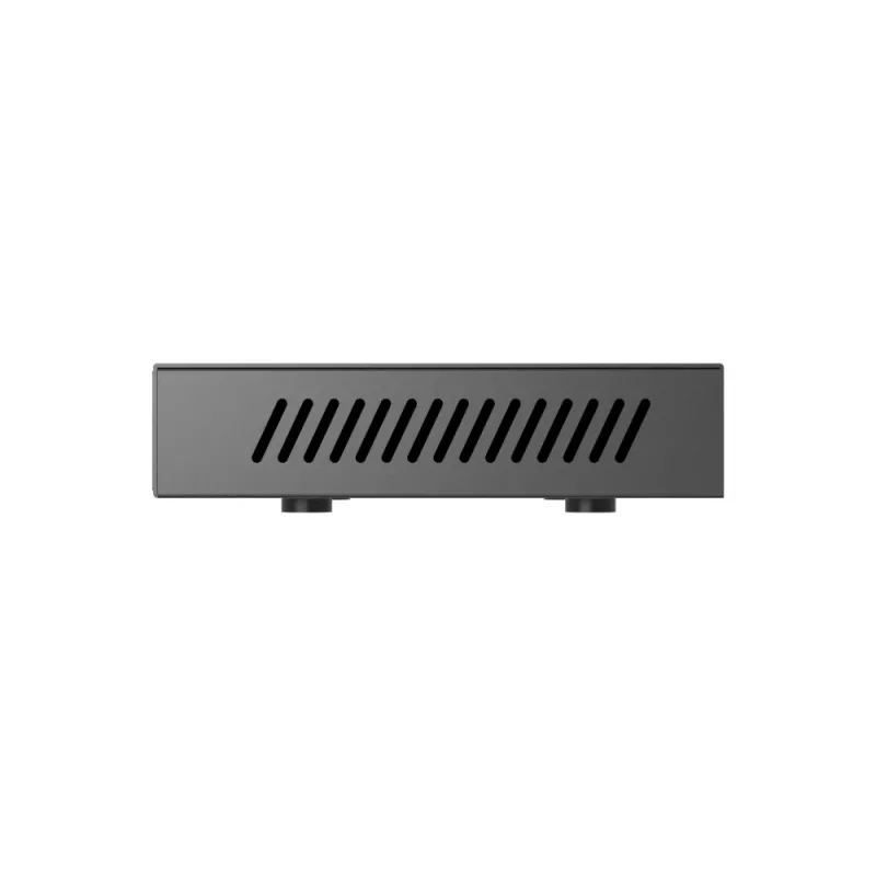 QNAP QSW-1108-8T-R2 unmanaged netwerkswitch, 8x 2,5GbE RJ45 (10/100/1000/2500 Mbps), desktop, zonder ventilator, zwart-grijs