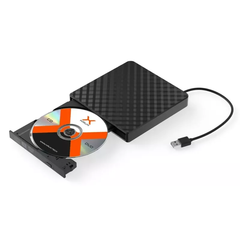 Extern optisch DVD-station KRUX KRX0071 USB 3.0 Portable — DVD±RW, USB-gevoed