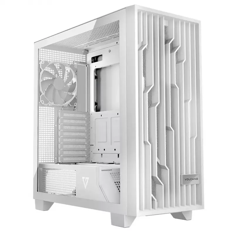 Modecom Volcano Perun Apex ARGB Midi-behuizing, wit