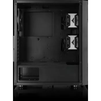 PC-behuizing Versa XM1 zwart staal 120mm ventilator USB3.0 - zwart