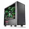 PC-behuizing Thermaltake Versa H17 Window micro tower zwart