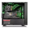 PC-behuizing Thermaltake Versa H17 Window micro tower zwart