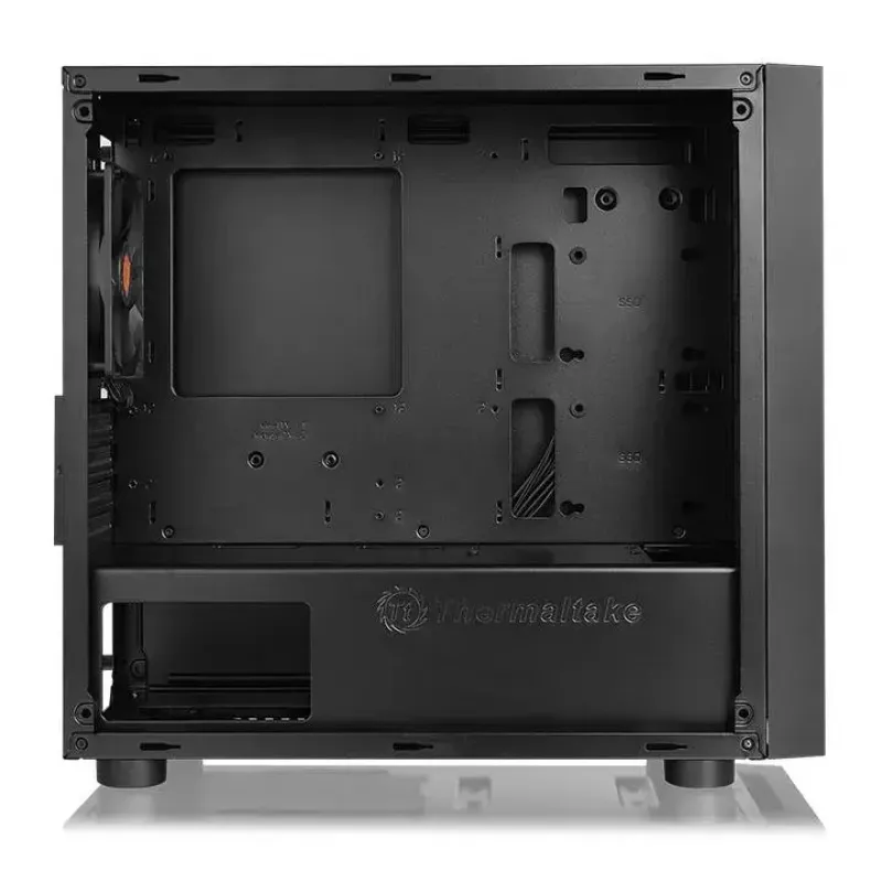 PC-behuizing Thermaltake Versa H17 Window micro tower zwart