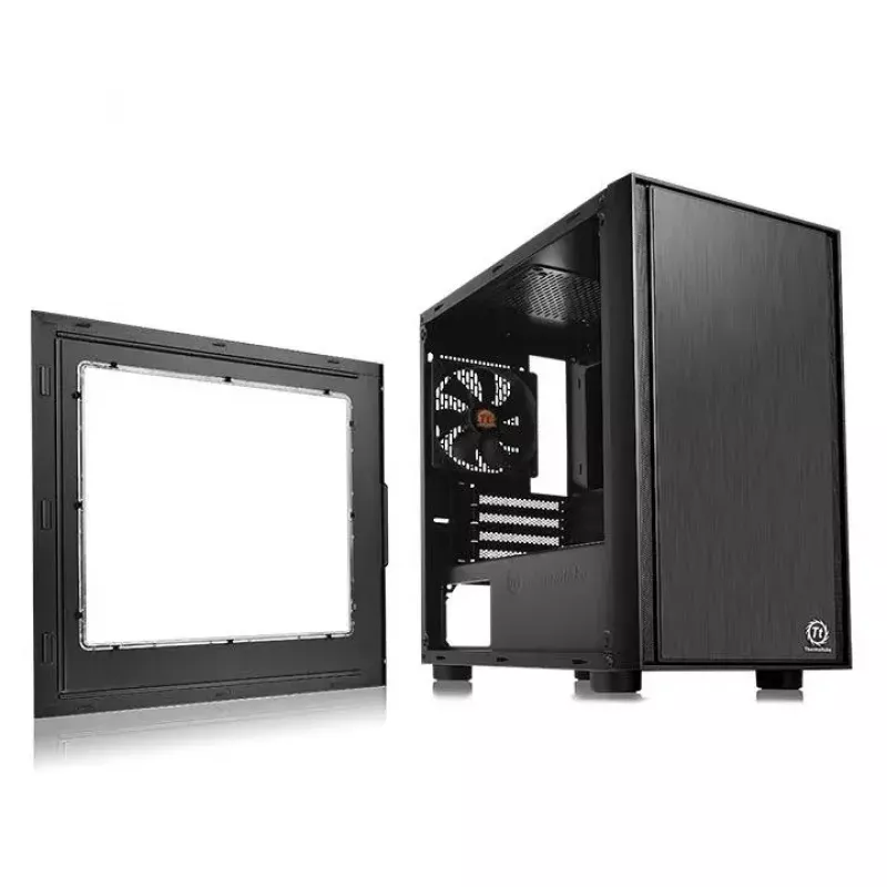 PC-behuizing Thermaltake Versa H17 Window micro tower zwart