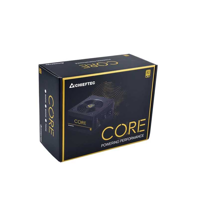 Chieftec Core BBS-500S voeding 500 W 24-pin ATX PS/2 zwart