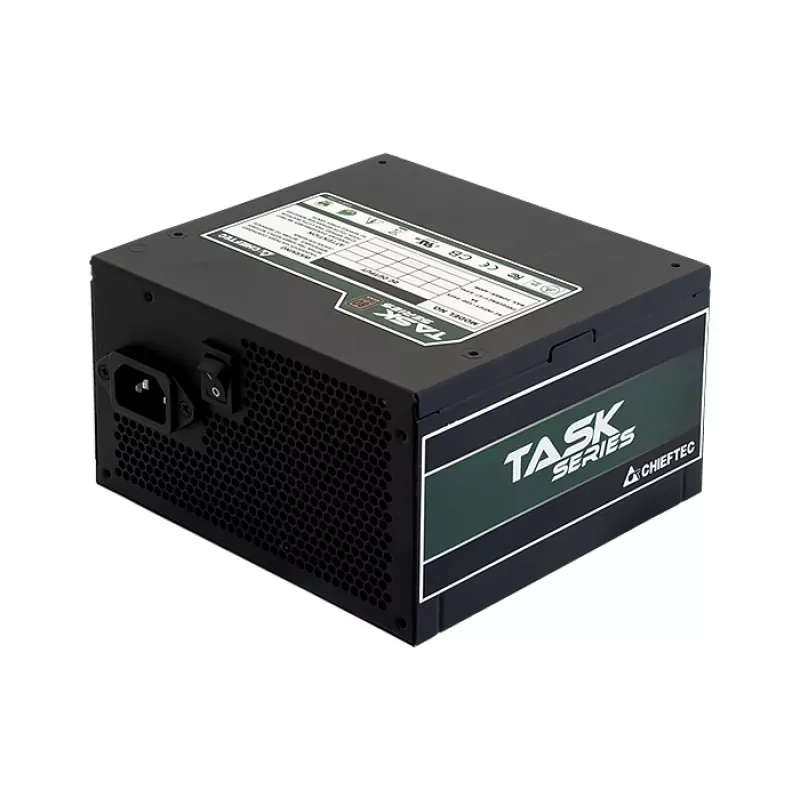 Chieftec Task TPS-500S voeding 500 W 24-pin ATX ATX zwart