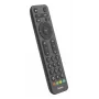 Hama 00221056 universele tv-afstandsbediening 2-in-1, IR, grote knoppen, lerend, zwart