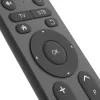Hama 00221056 universele tv-afstandsbediening 2-in-1, IR, grote knoppen, lerend, zwart