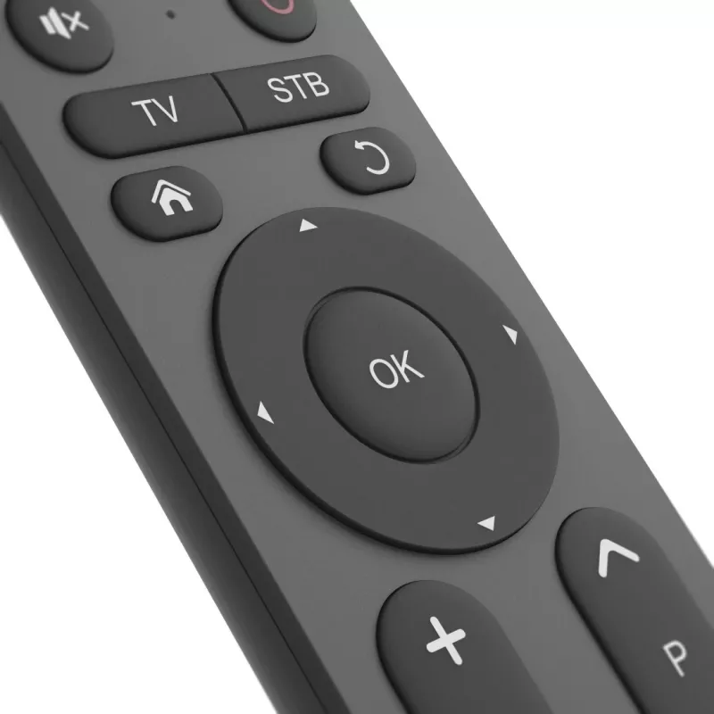 Hama 00221056 universele tv-afstandsbediening 2-in-1, IR, grote knoppen, lerend, zwart