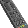 Hama 00221056 universele tv-afstandsbediening 2-in-1, IR, grote knoppen, lerend, zwart