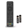 Hama 00221056 universele tv-afstandsbediening 2-in-1, IR, grote knoppen, lerend, zwart