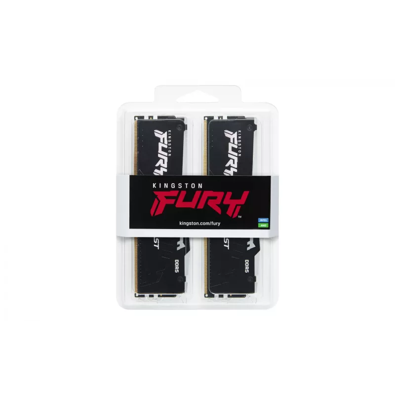 Kingston Technology FURY Beast 128GB 5600MT/s DDR5 CL36 DIMM (set van 2) RGB