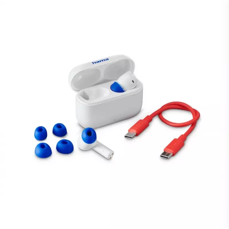 Hama Passion Clear II True Wireless in-ear oordopjes met ANC, wit (00184179)