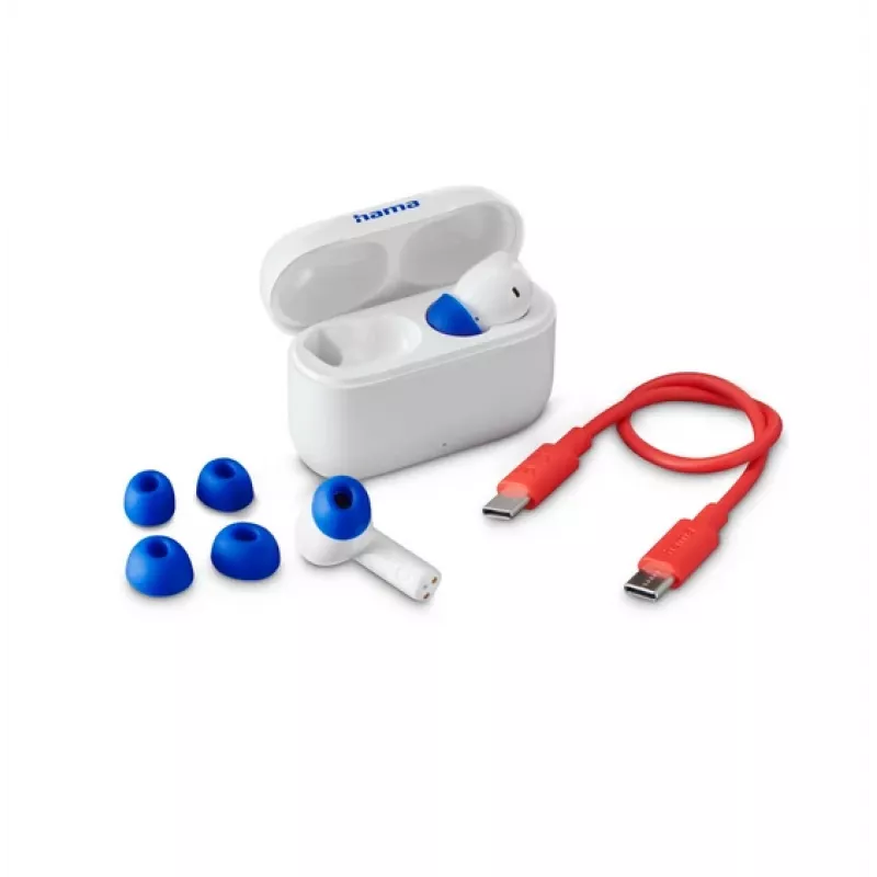 Hama Passion Clear II True Wireless in-ear oordopjes met ANC, wit (00184179)