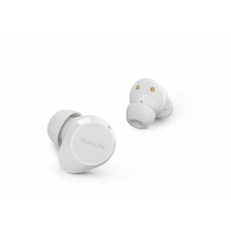 Philips TAT1209WT/00 hoofdtelefoon/headset True Wireless Stereo (TWS) in-ear bellen/muziek Bluetooth wit