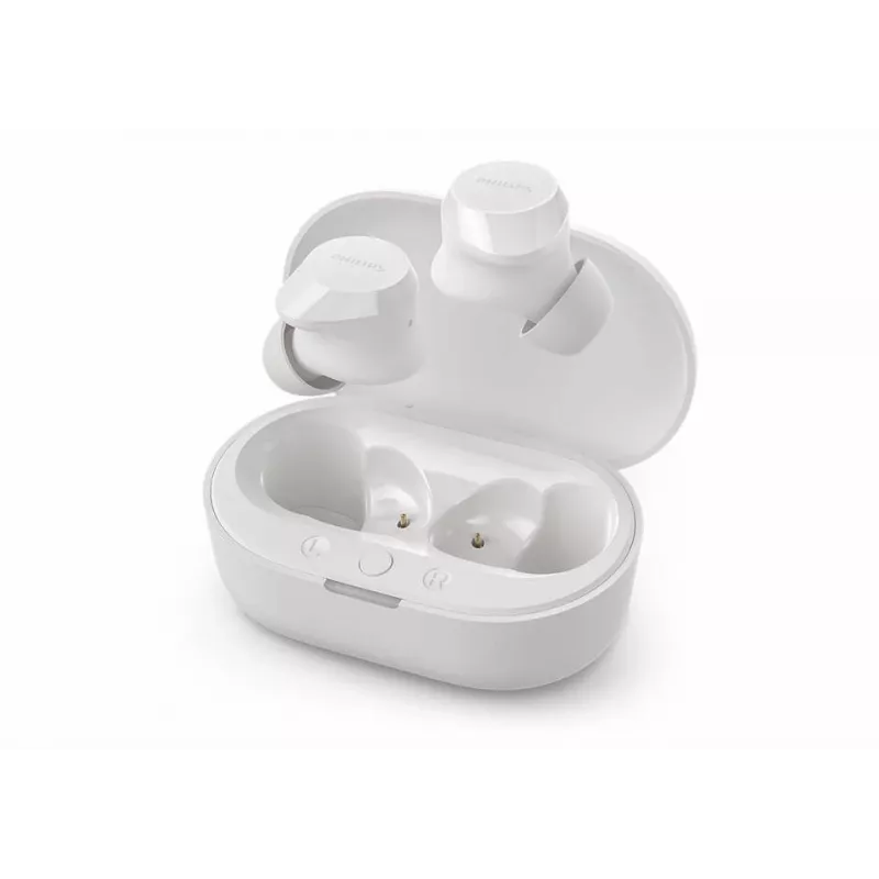 Philips TAT1209WT/00 hoofdtelefoon/headset True Wireless Stereo (TWS) in-ear bellen/muziek Bluetooth wit