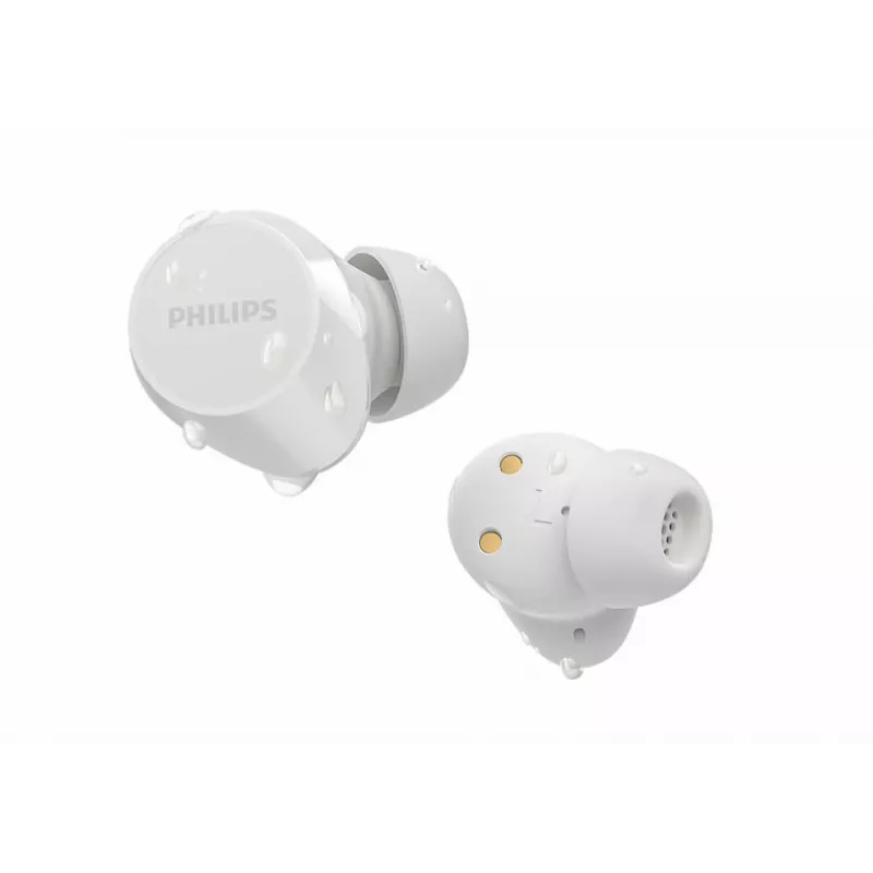 Philips TAT1209WT/00 hoofdtelefoon/headset True Wireless Stereo (TWS) in-ear bellen/muziek Bluetooth wit