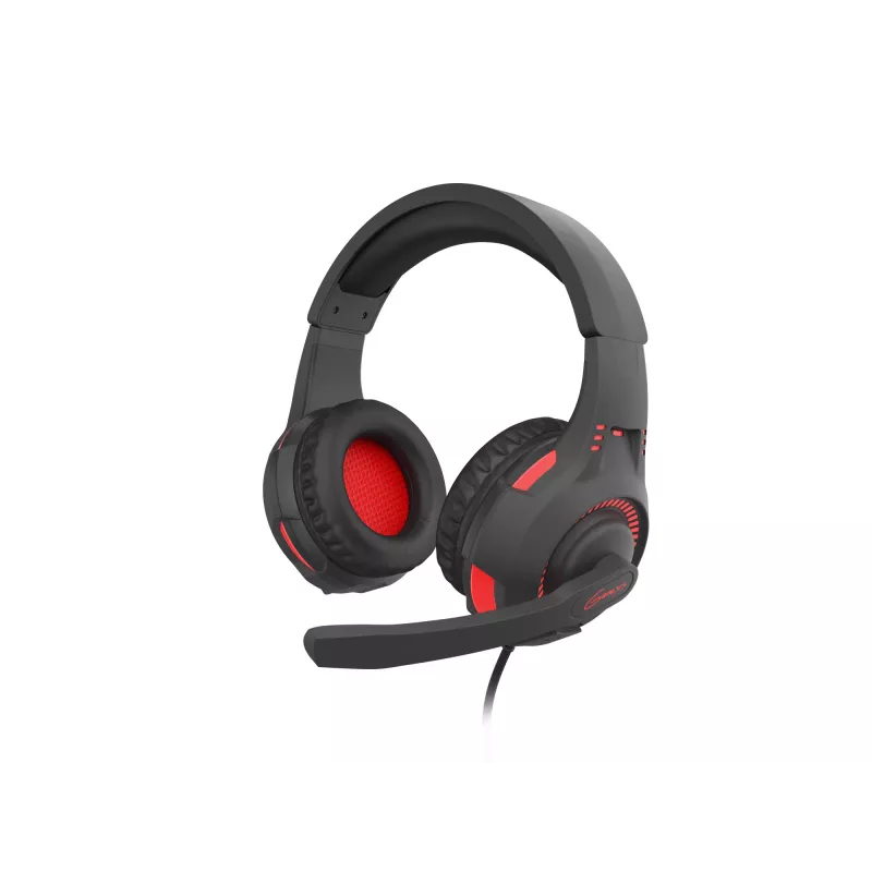 GENESIS Radon 210 headset bedrade gaming-headset met hoofdband USB Type-A zwart, rood