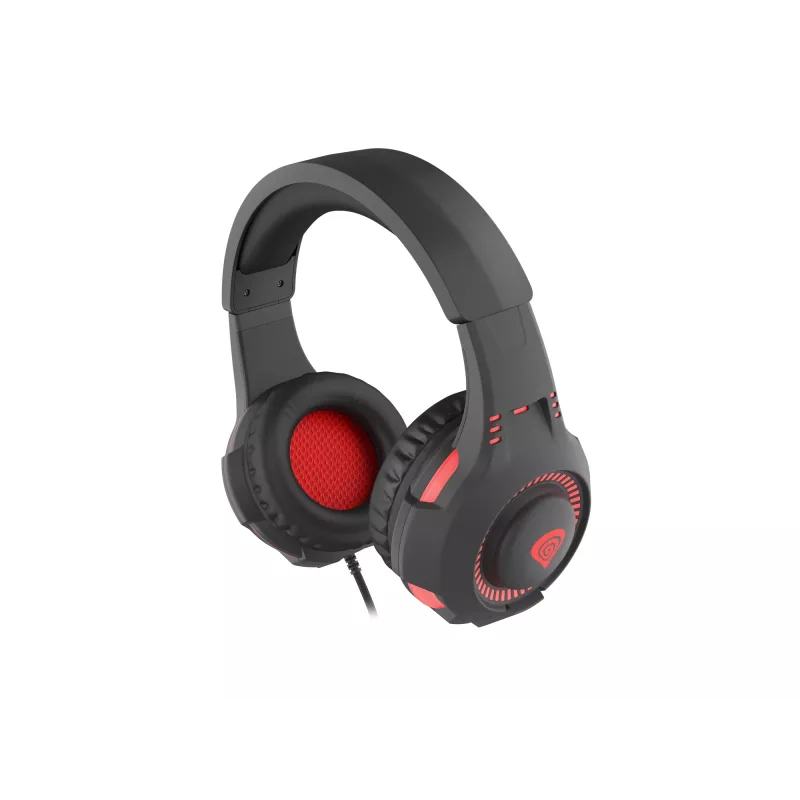 GENESIS Radon 210 headset bedrade gaming-headset met hoofdband USB Type-A zwart, rood