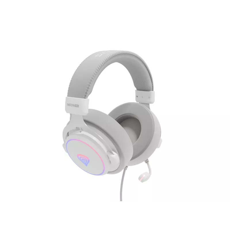 GENESIS Neon 764 headset bedrade gaming-headset met hoofdband USB Type-A wit