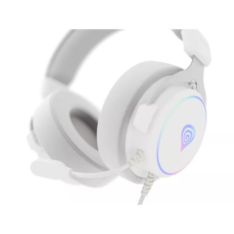 GENESIS Neon 764 headset bedrade gaming-headset met hoofdband USB Type-A wit