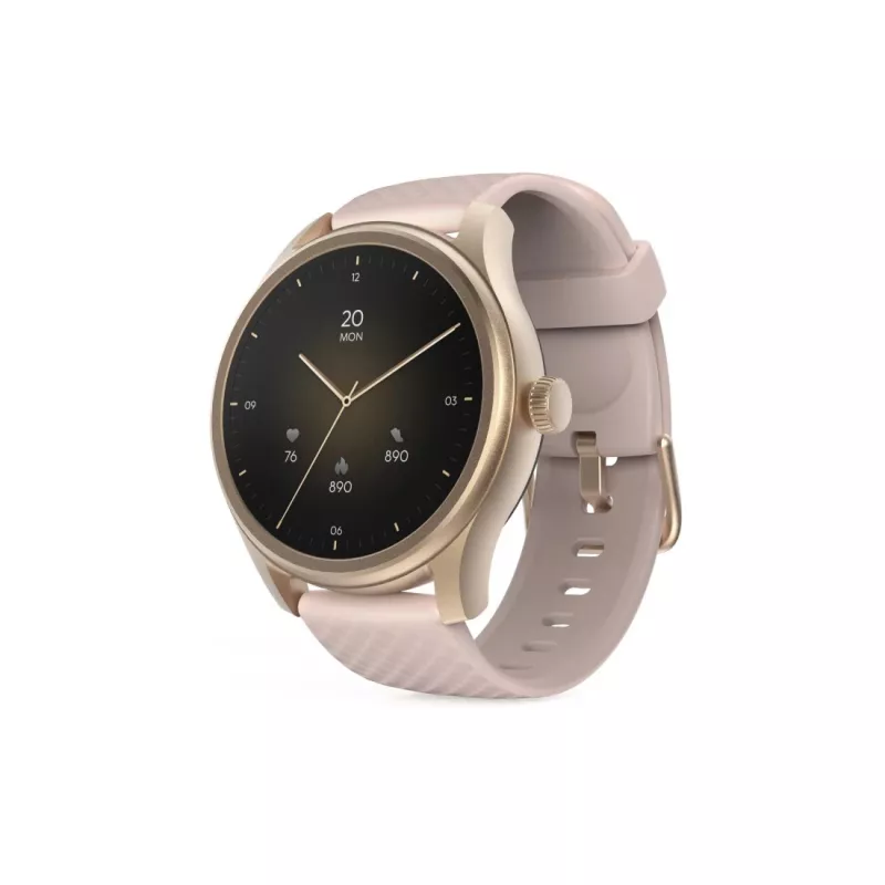 Hama smartwatch 5010, slaapmonitoring, rond, waterdicht, 1,38 inch, rosé (00178616)