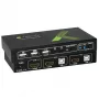 Techly 2x1 USB HDMI 4Kx2K IDATA KVM-HDMI2U KVM-switch zwart