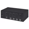 KVM-switch Manhattan 4-poorts 4K@30Hz USB-A audio mic