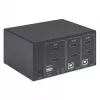 KVM-switch Manhattan 2-poorts 4K HDMI USB audio bediening van 2 computers