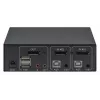 Manhattan 153546 KVM-switch, 2 poorten DisplayPort/USB 2.0, 4K@60Hz, audio, 2 kabels van 1,8 m