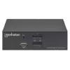Manhattan 153546 KVM-switch, 2 poorten DisplayPort/USB 2.0, 4K@60Hz, audio, 2 kabels van 1,8 m