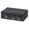 Manhattan 153546 KVM-switch, 2 poorten DisplayPort/USB 2.0, 4K@60Hz, audio, 2 kabels van 1,8 m