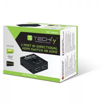 Videoswitch HDMI Techly 108606