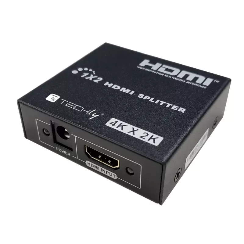 Videosplitter Techly IDATA HDMI-4K230 2x HDMI 3840x2160 zwart