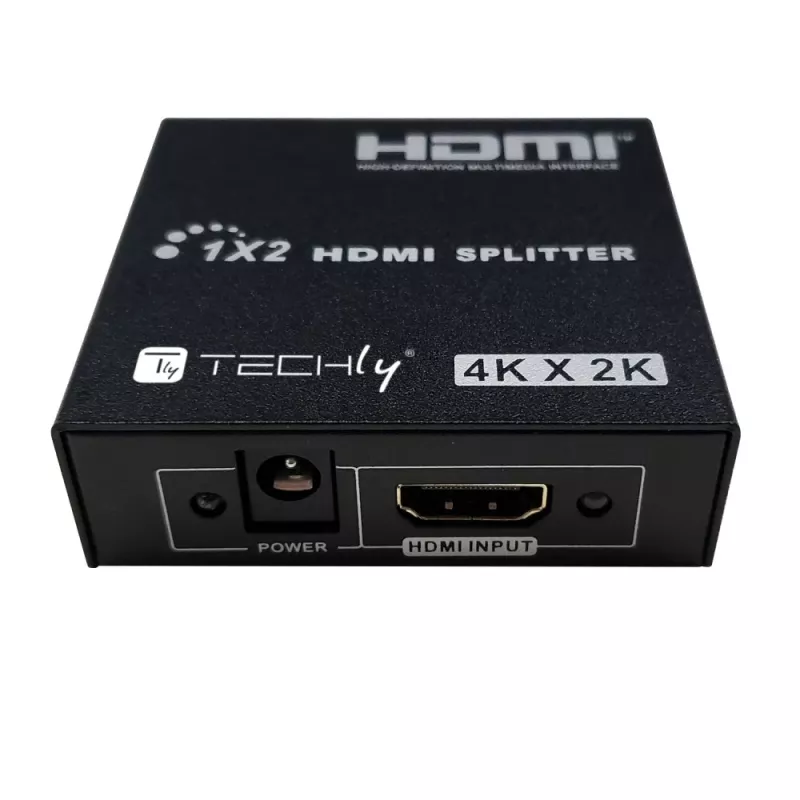 Videosplitter Techly IDATA HDMI-4K230 2x HDMI 3840x2160 zwart