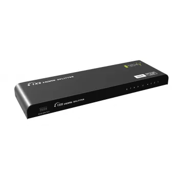 Techly IDATA HDMI2-4K8HDR videosplitter HDMI 8x HDMI