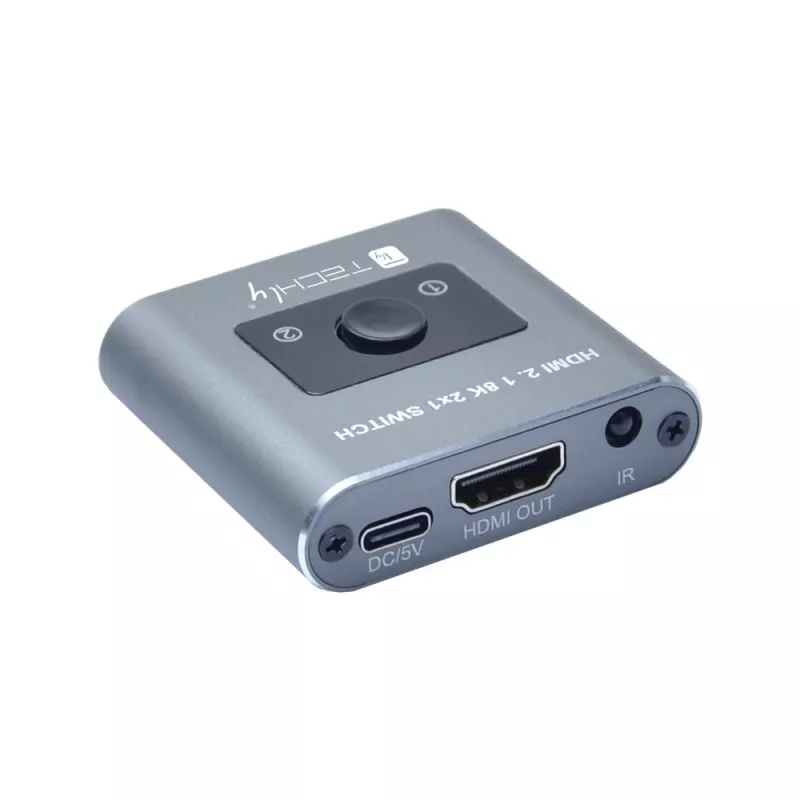 Videoswitch Techly IDATA HDMI-2128KT HDMI 60Hz 2m 5V 1A