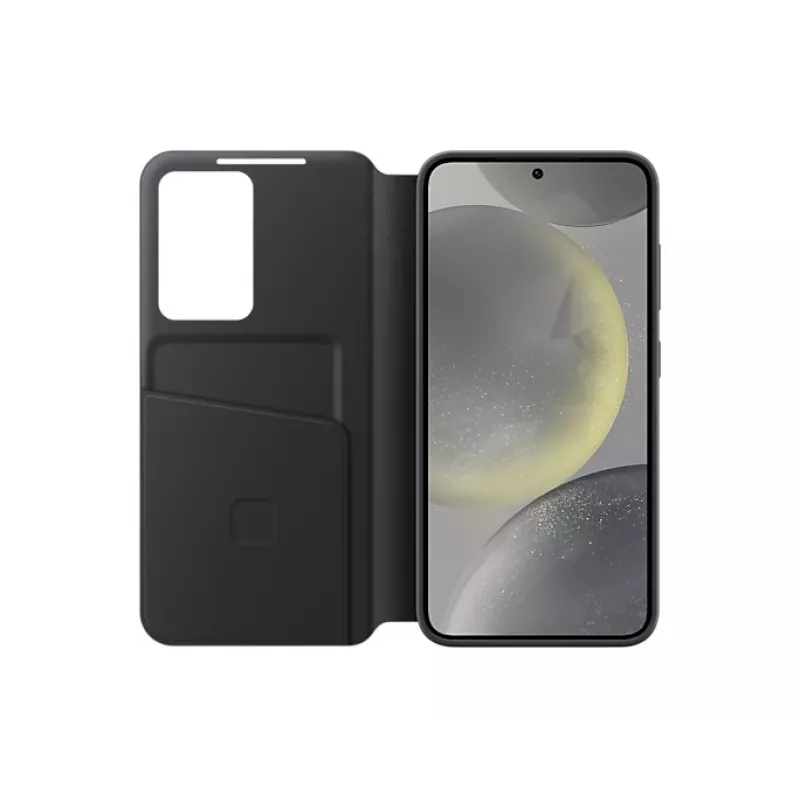 Wallet-hoes Samsung Galaxy S24 zwart 6,2 inch 1 vak voor kaarten
