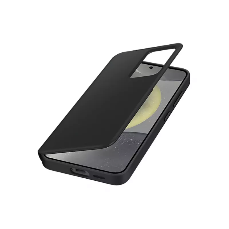 Wallet-hoes Samsung Galaxy S24 zwart 6,2 inch 1 vak voor kaarten
