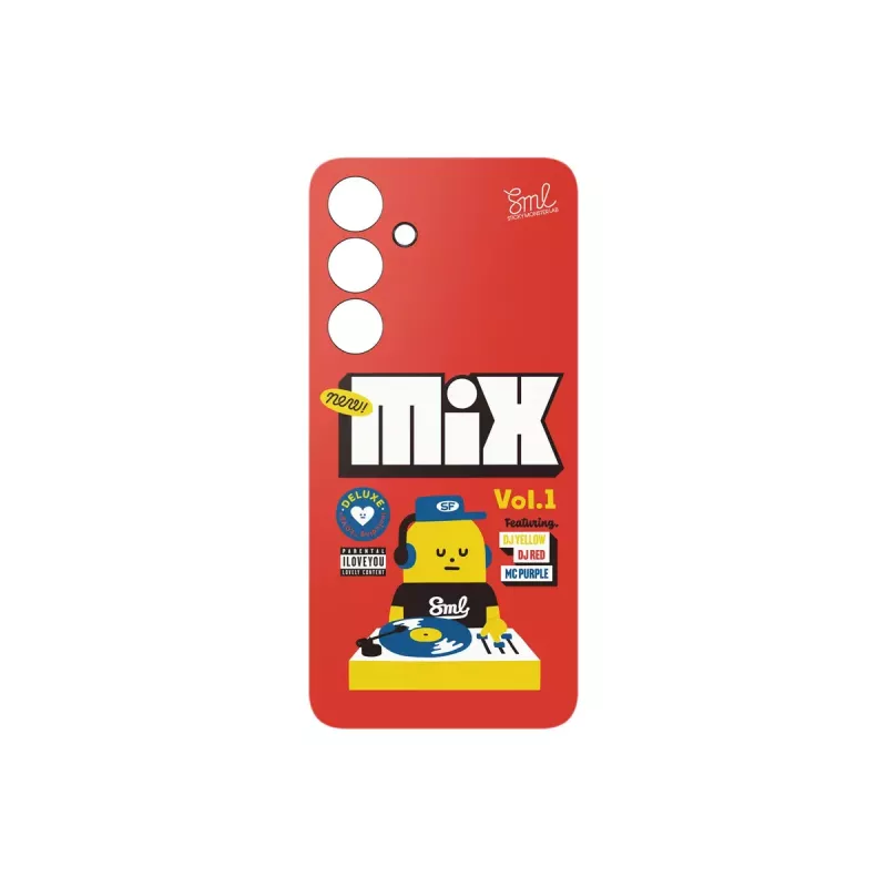 Hoesje Samsung Sticky Monster Lab Flipsuit Case voor S24 FE rood