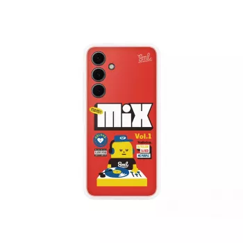Hoesje Samsung Sticky Monster Lab Flipsuit Case voor S24 FE rood