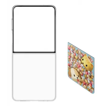 Hoesje Samsung Galaxy Z Flip7 transparant monochromatisch