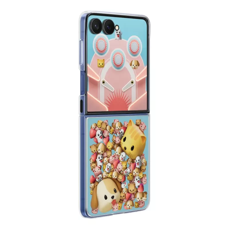 Hoesje Samsung Galaxy Z Flip7 transparant monochromatisch