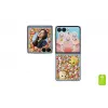 Hoesje Samsung Galaxy Z Flip7 transparant monochromatisch