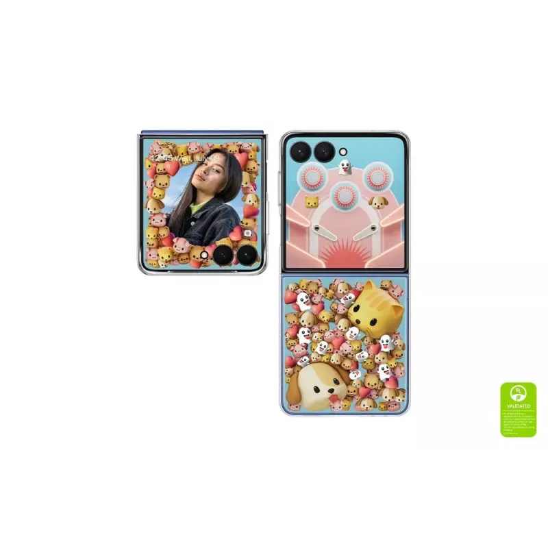 Hoesje Samsung Galaxy Z Flip7 transparant monochromatisch