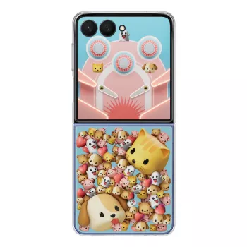 Hoesje Samsung Galaxy Z Flip7 transparant monochromatisch