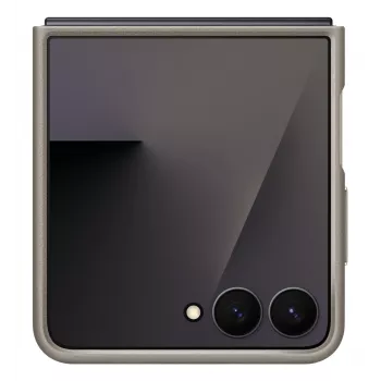 Beschermhoes voor Samsung Galaxy Flip7 van Samsung, model EF-VF766PJEGWW, taupe